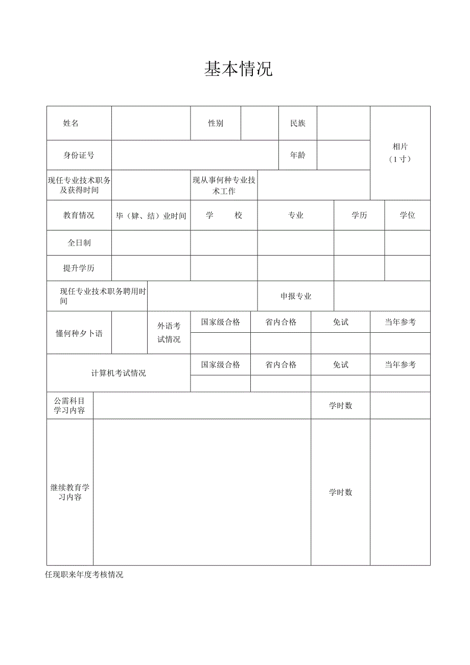 贵州省专业技术职务任职资格评审表.docx_第3页