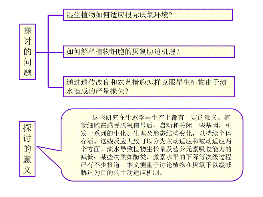 高等植物厌氧适应的生理及分子机制.ppt_第3页