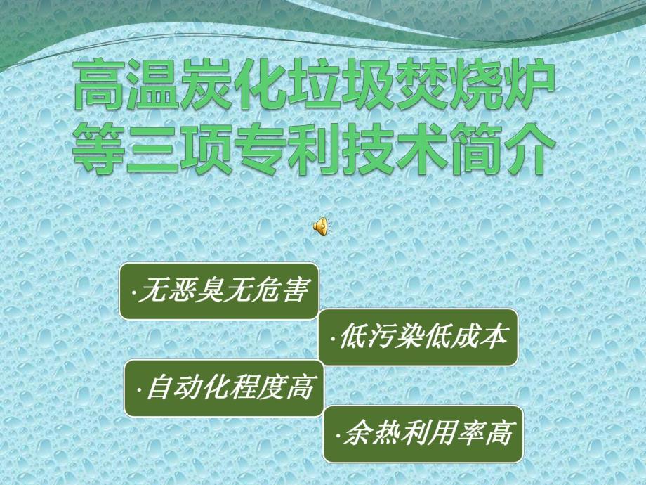 高温炭化垃圾焚烧.ppt_第1页