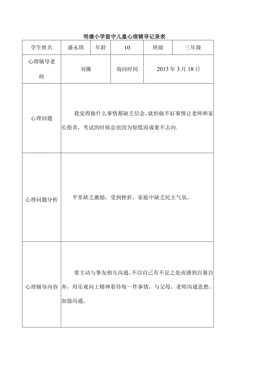 明德小学留守儿童心理辅导记录表[1].docx_第2页