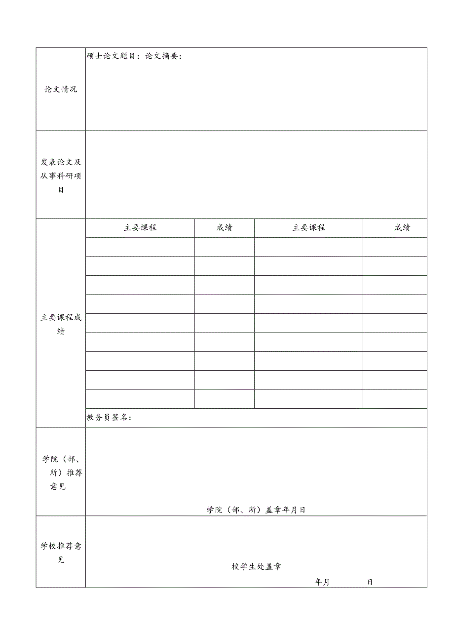 毕业研究生就业推荐表.docx_第2页