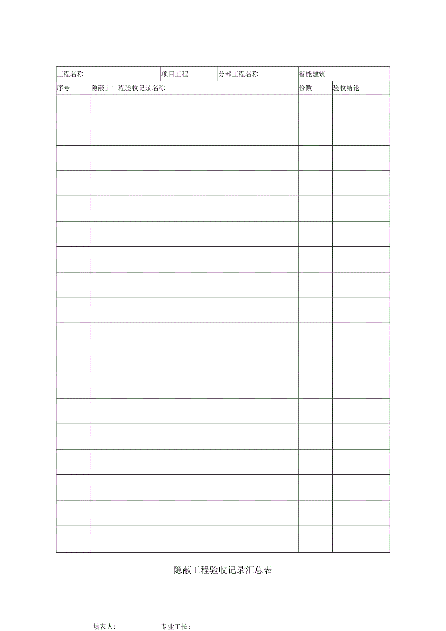 隐蔽工程验收记录汇总表.docx_第1页