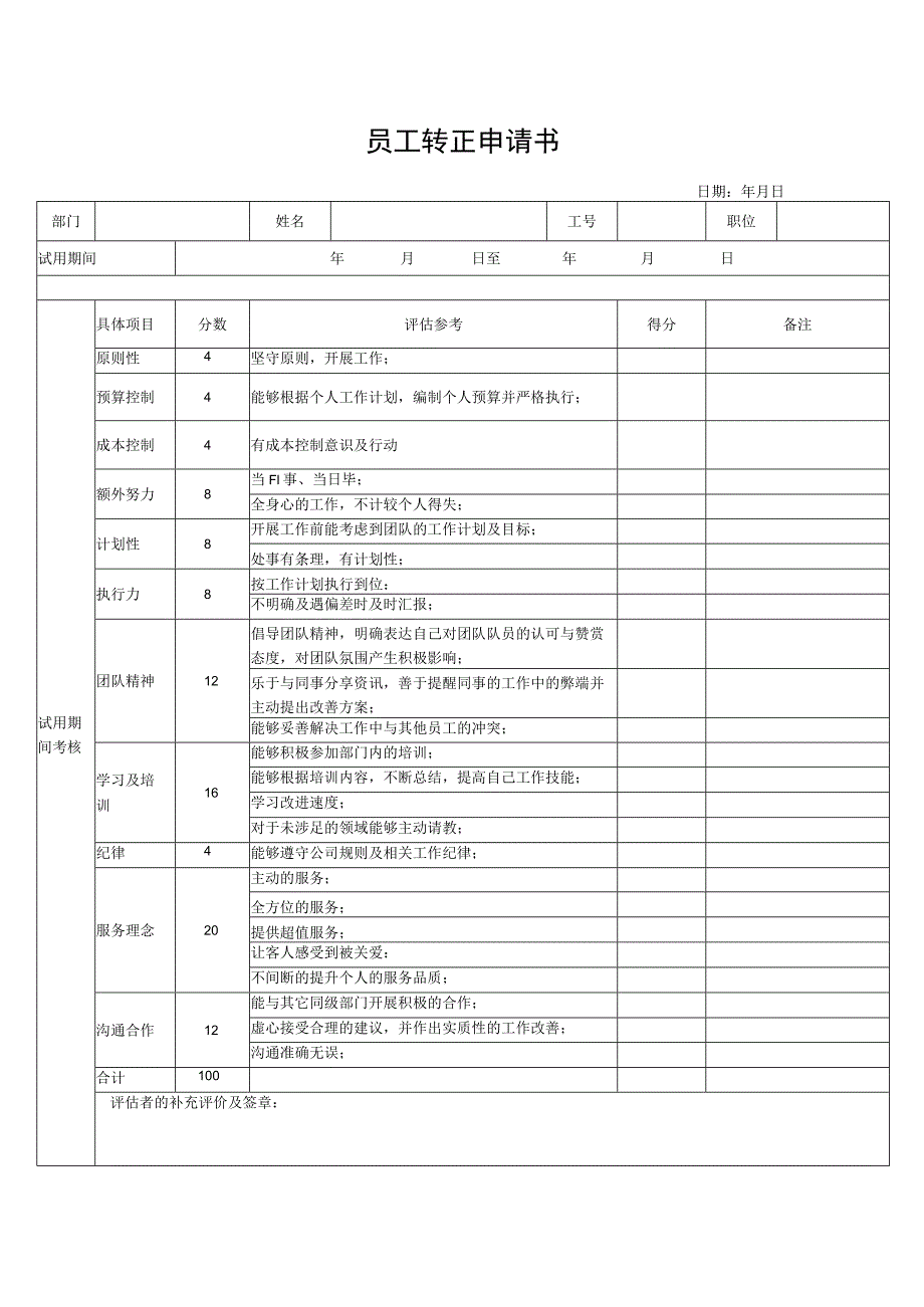 员工转正申请书.docx_第1页