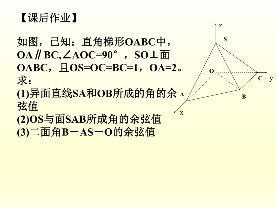 3.2.5立体几何中的向量方法(五)课件新人教版(选修21).ppt_第3页