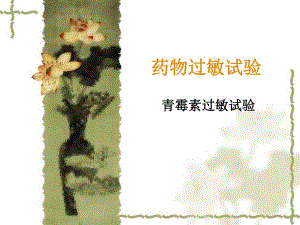 药物过敏试验.ppt