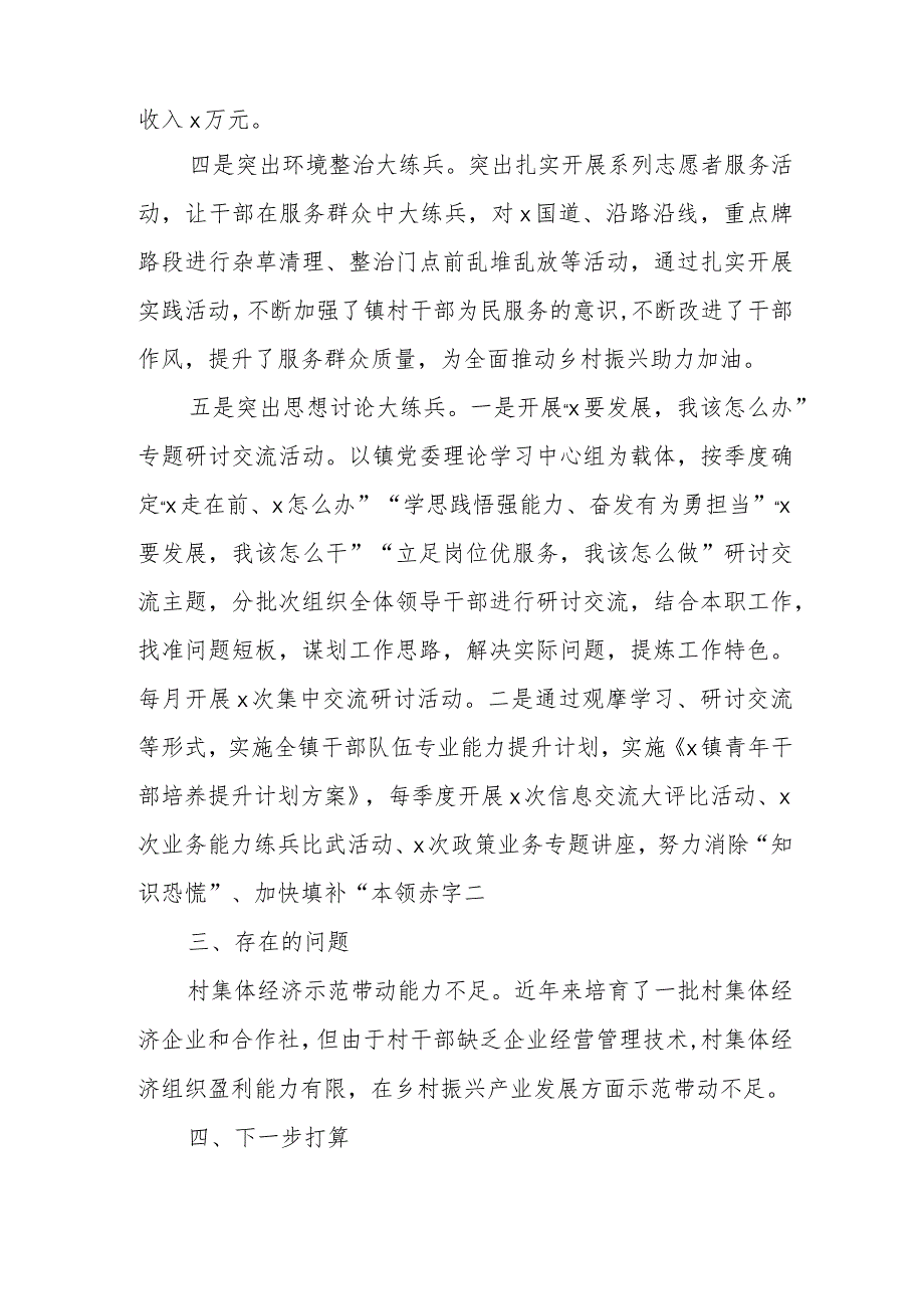 某乡镇乡村振兴“岗位大练兵、业务大比武”活动报告.docx_第3页