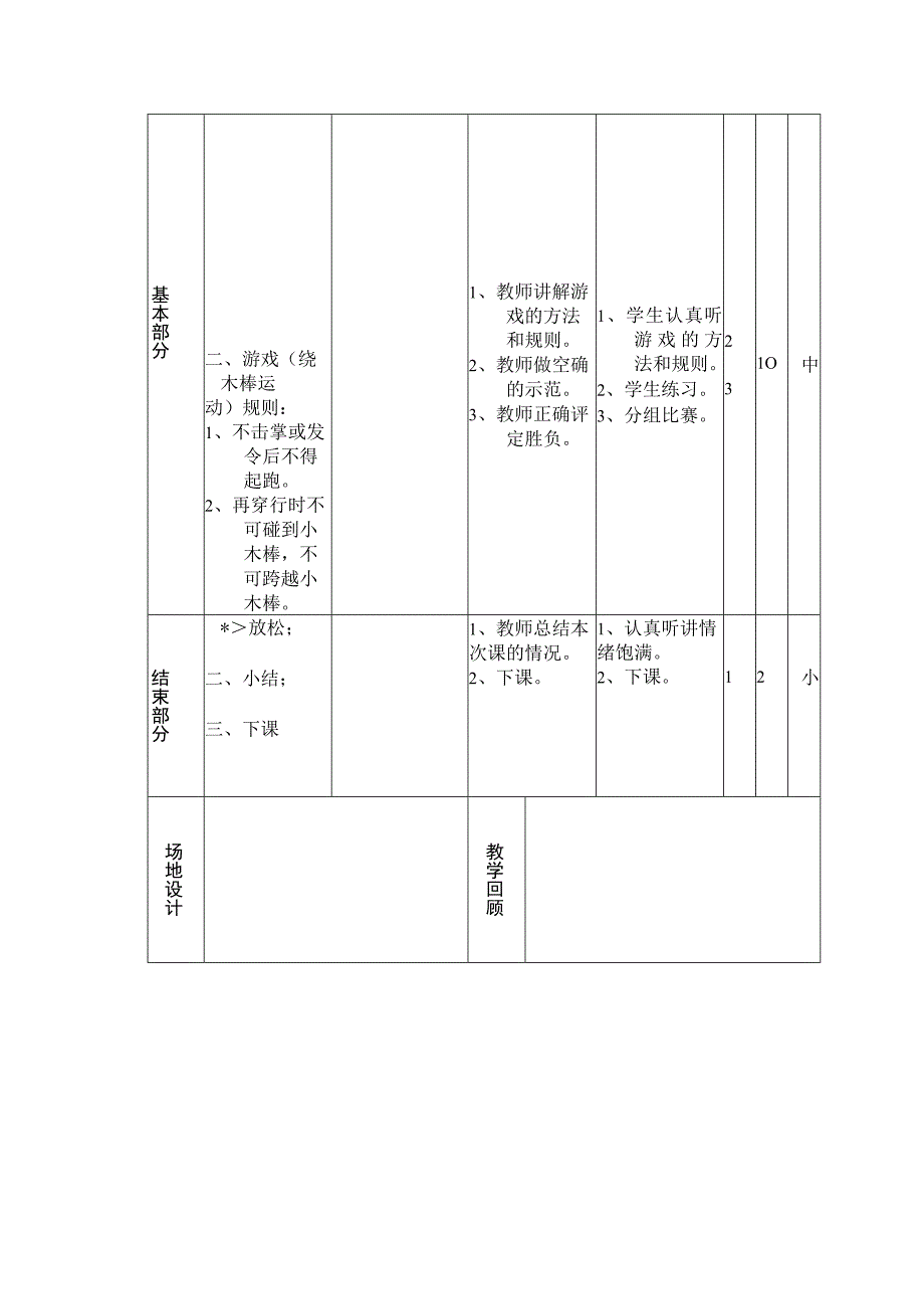 七年级体育课第八周素质练习后蹬跑和游戏绕木棒运动教案.docx_第2页