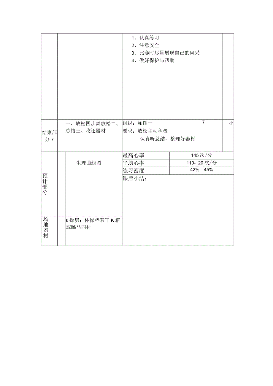 七年级下学期体育复习分腿腾越屈腿腾越教案.docx_第2页