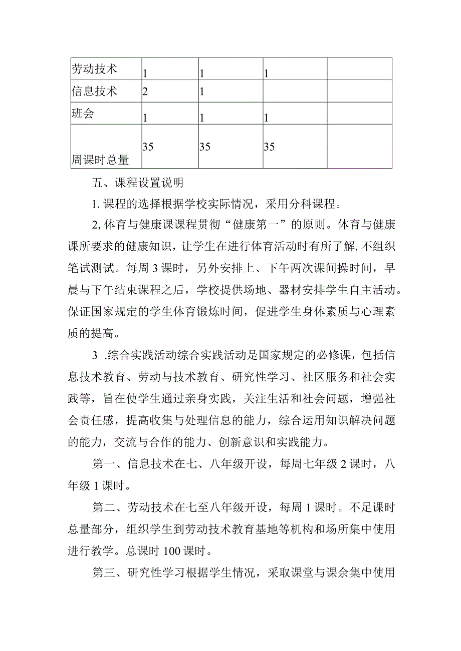 中学课程设置实施方案.docx_第3页