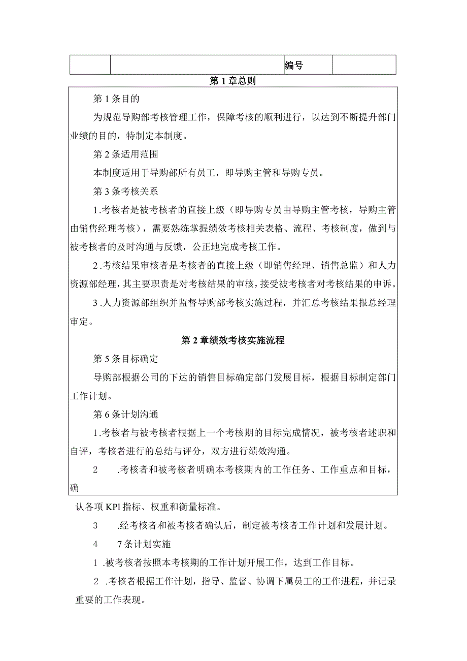 企业导购部导购指标及KPI绩效量化考核设计.docx_第2页