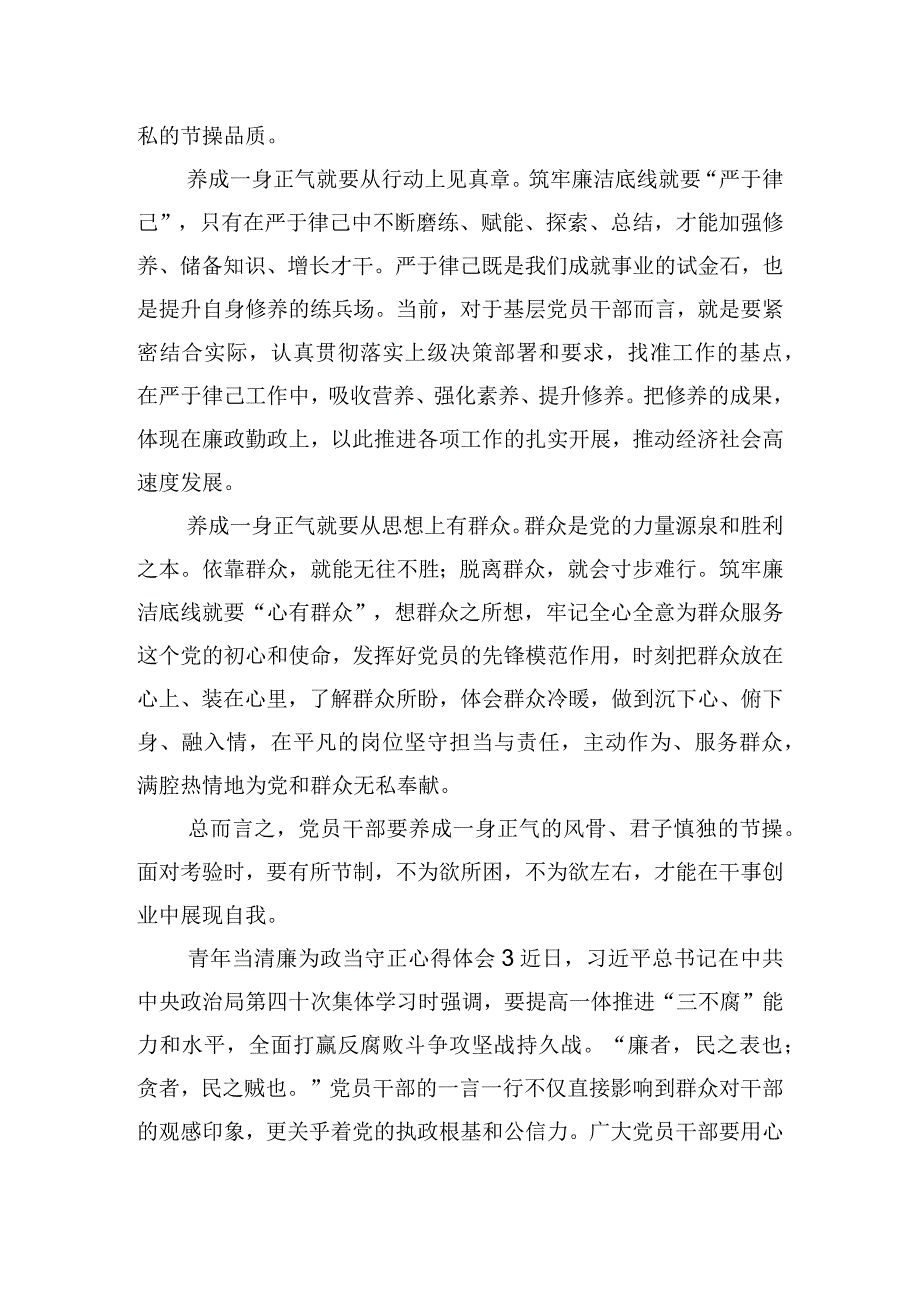 青年当清廉为政当守正心得体会三篇.docx_第3页