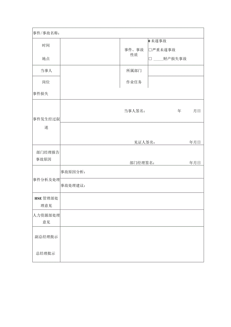 事件事故调查报告模板.docx_第1页