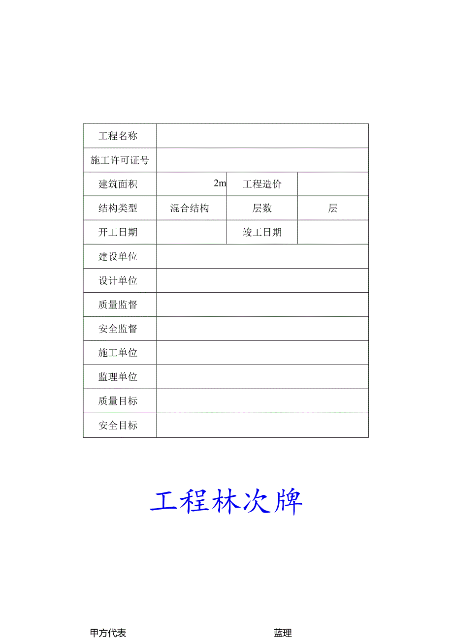 施工现场五牌一图参考模板.docx_第1页