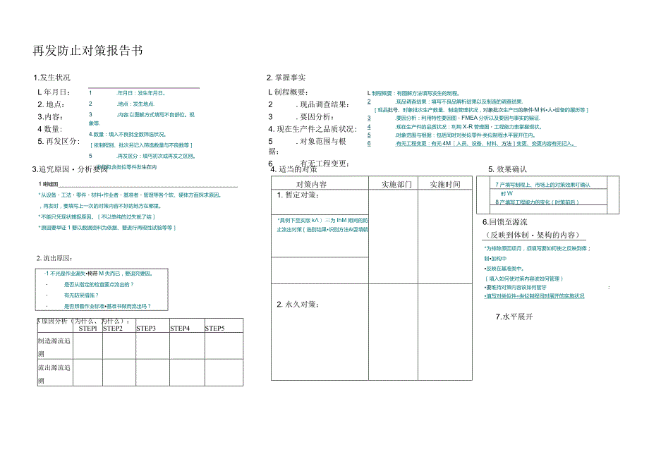 再发防止对策报告书.docx_第1页