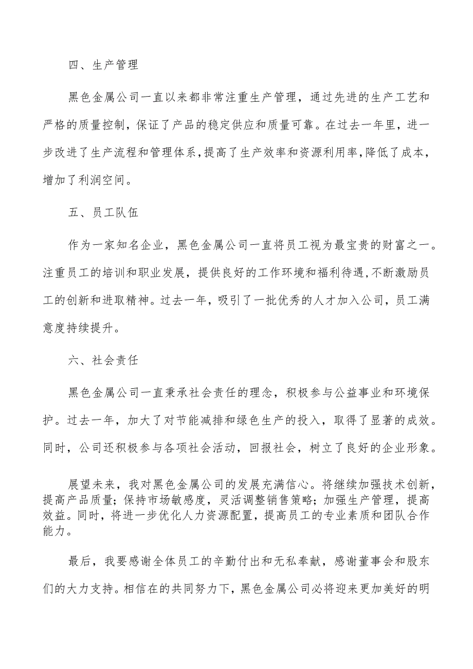 黑色金属公司年度总结报告参考.docx_第2页