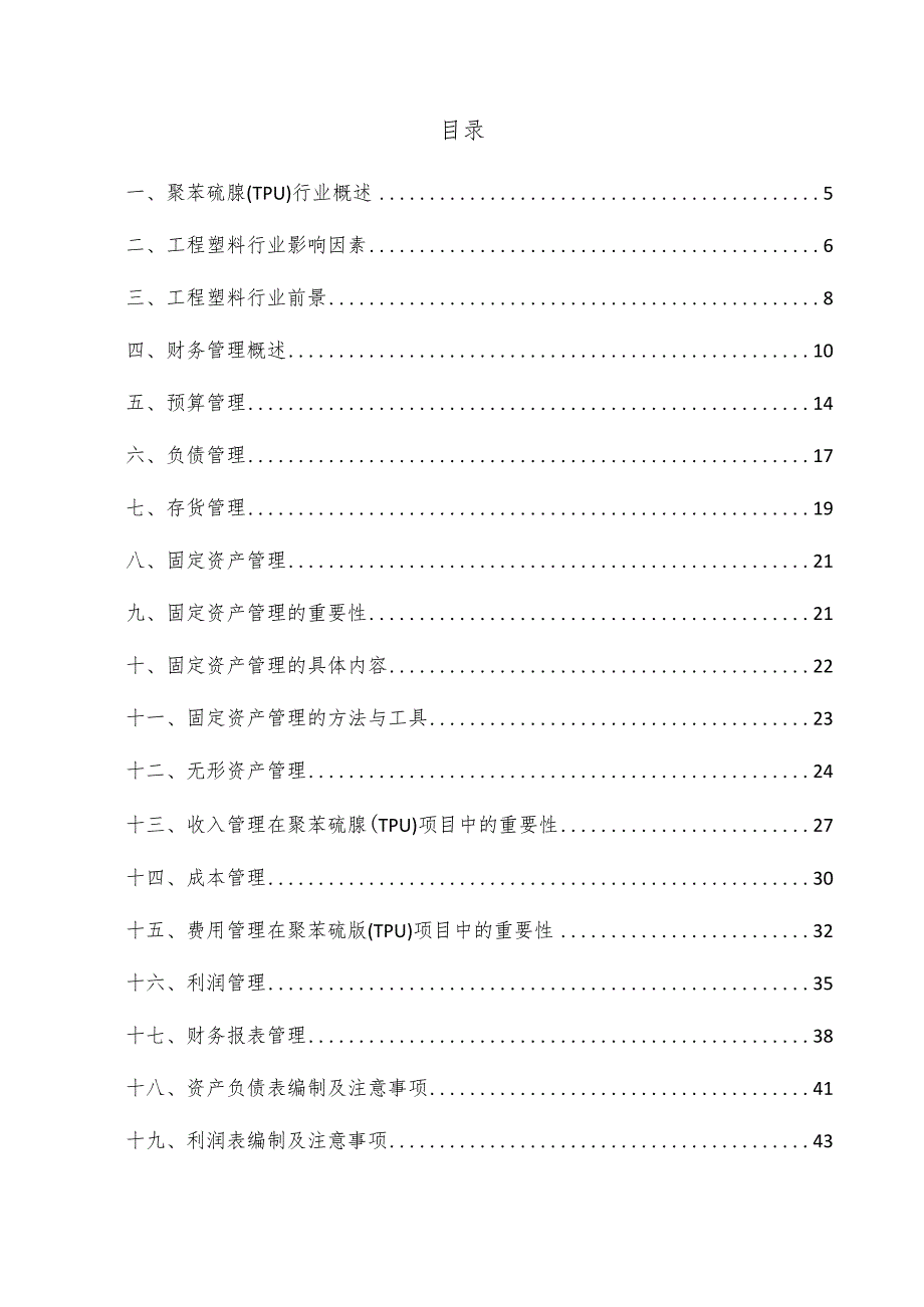 聚苯硫脲（TPU）项目财务管理方案.docx_第3页