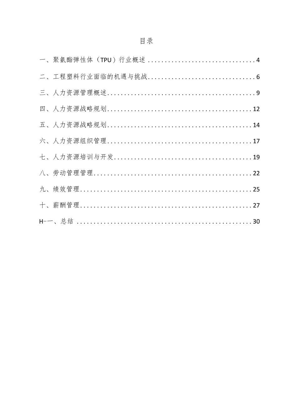 聚氨酯弹性体（TPU）项目人力资源管理方案.docx_第3页