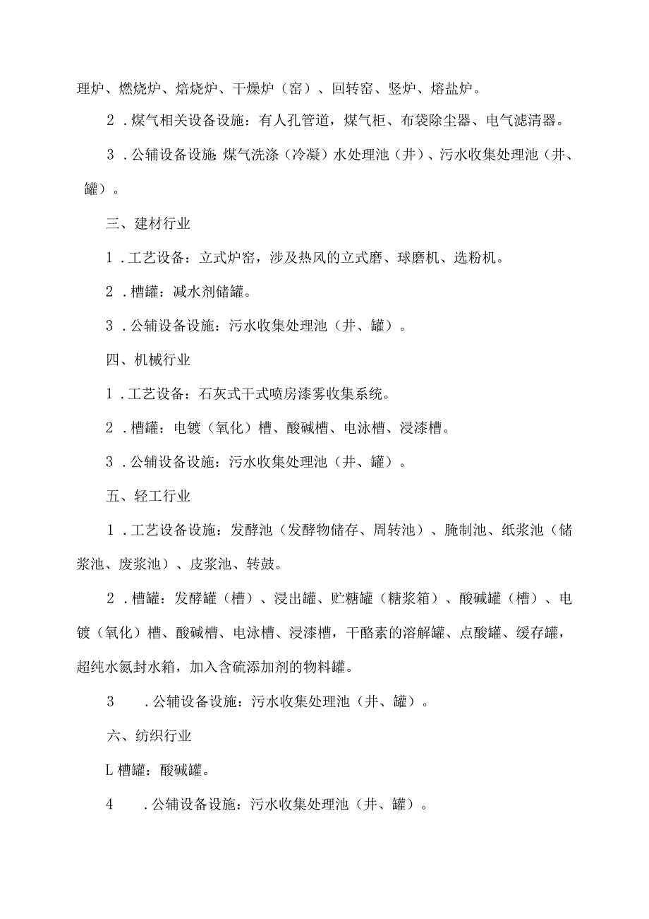 工贸企业有限空间重点监管目录（2023年）.docx_第2页