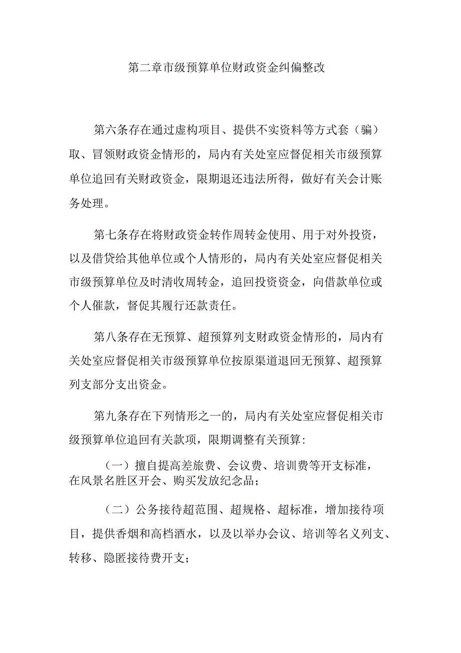 重庆市预算执行监督专项行动问题纠偏整改规则（试行）.docx_第2页