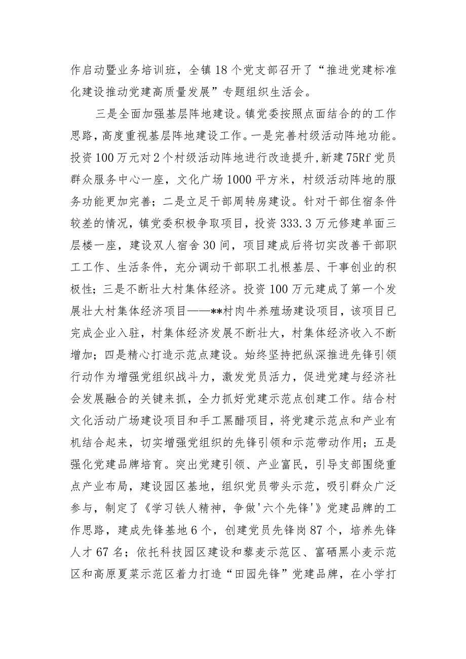 乡镇党委党建专项总结.docx_第2页