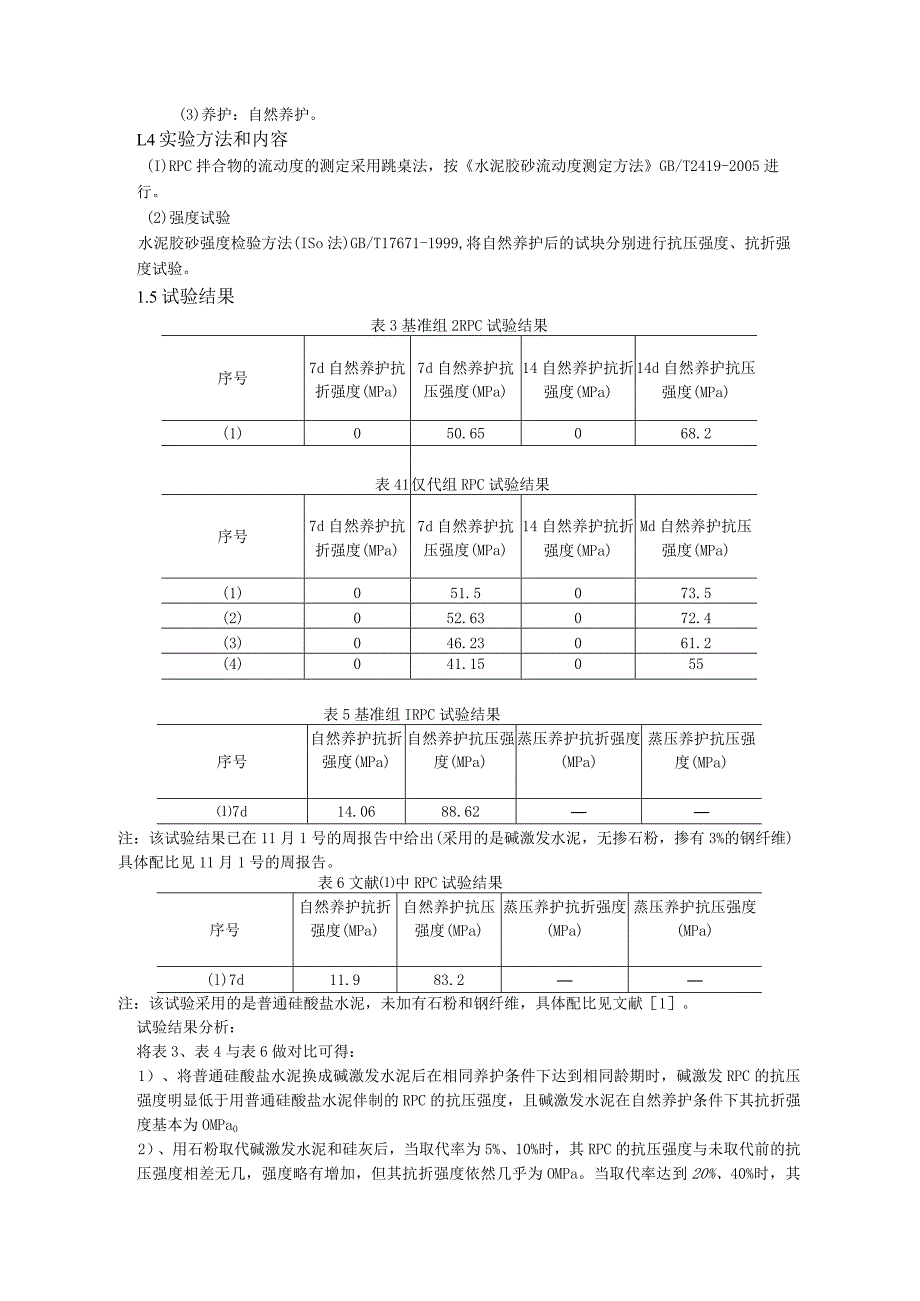 碱激发水泥活性粉末混凝土（RPC）预实验方案.docx_第2页