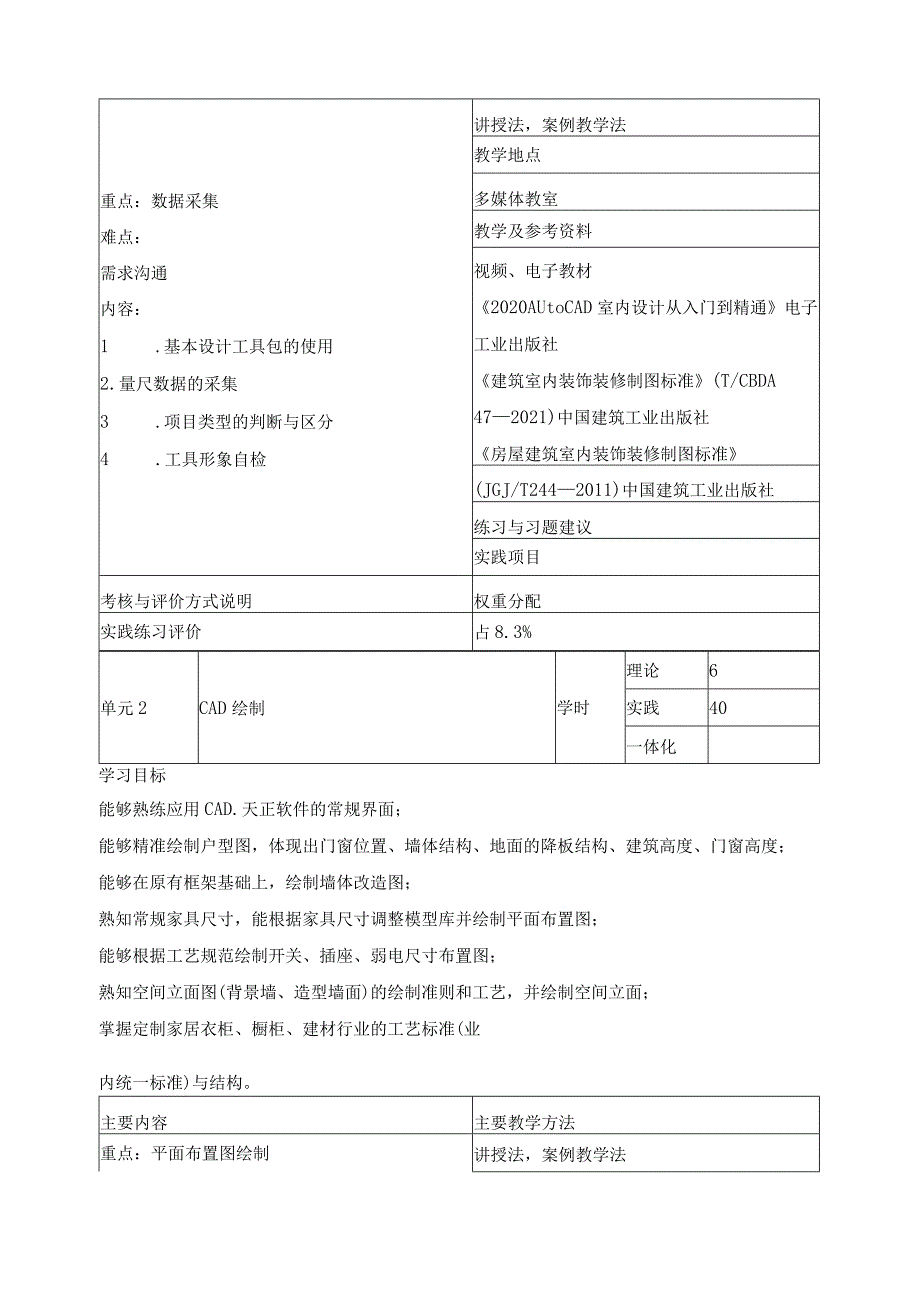 《CAD制图》课程标准.docx_第3页