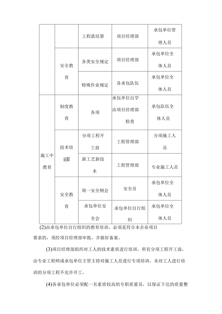 房地产开发有限公司工程承包商管理制度.docx_第3页