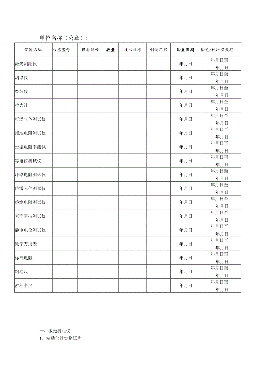 防雷装置检测专业设备表.docx_第2页