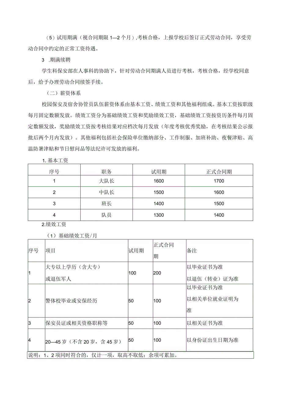 关于校园保安及宿舍协管员聘用管理机制改革方案.docx_第3页