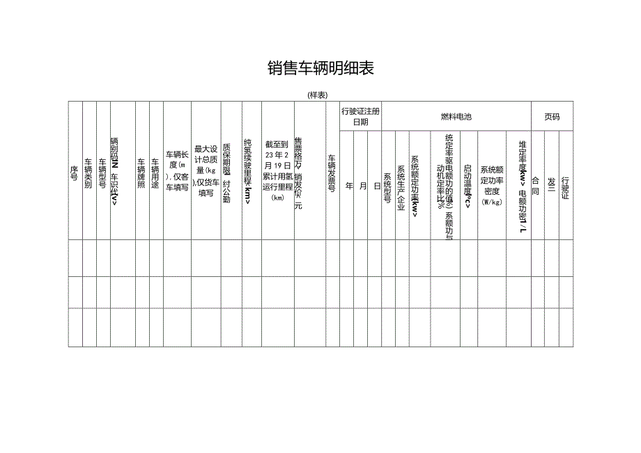 销售车辆明细表.docx_第1页