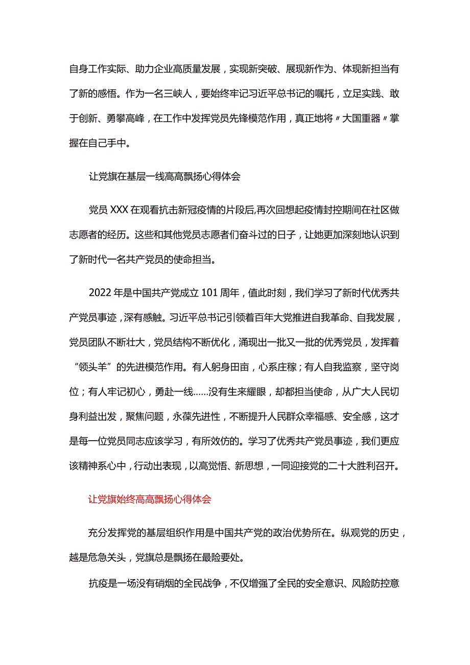 让党旗始终高高飘扬心得体会.docx_第2页