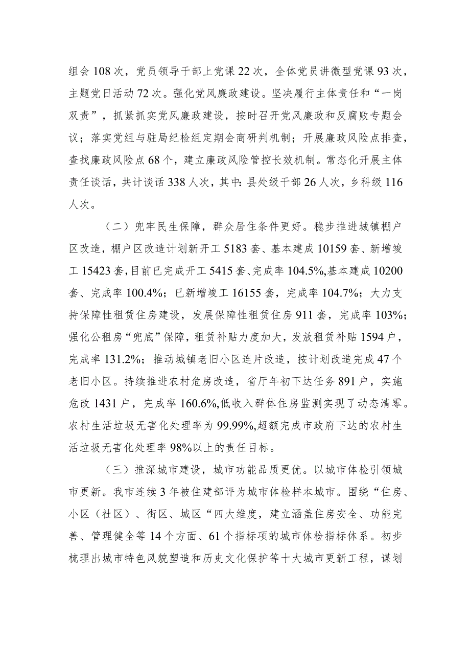 市住房和城乡建设局2023年工作总结和2024年工作安排（20240108）.docx_第2页