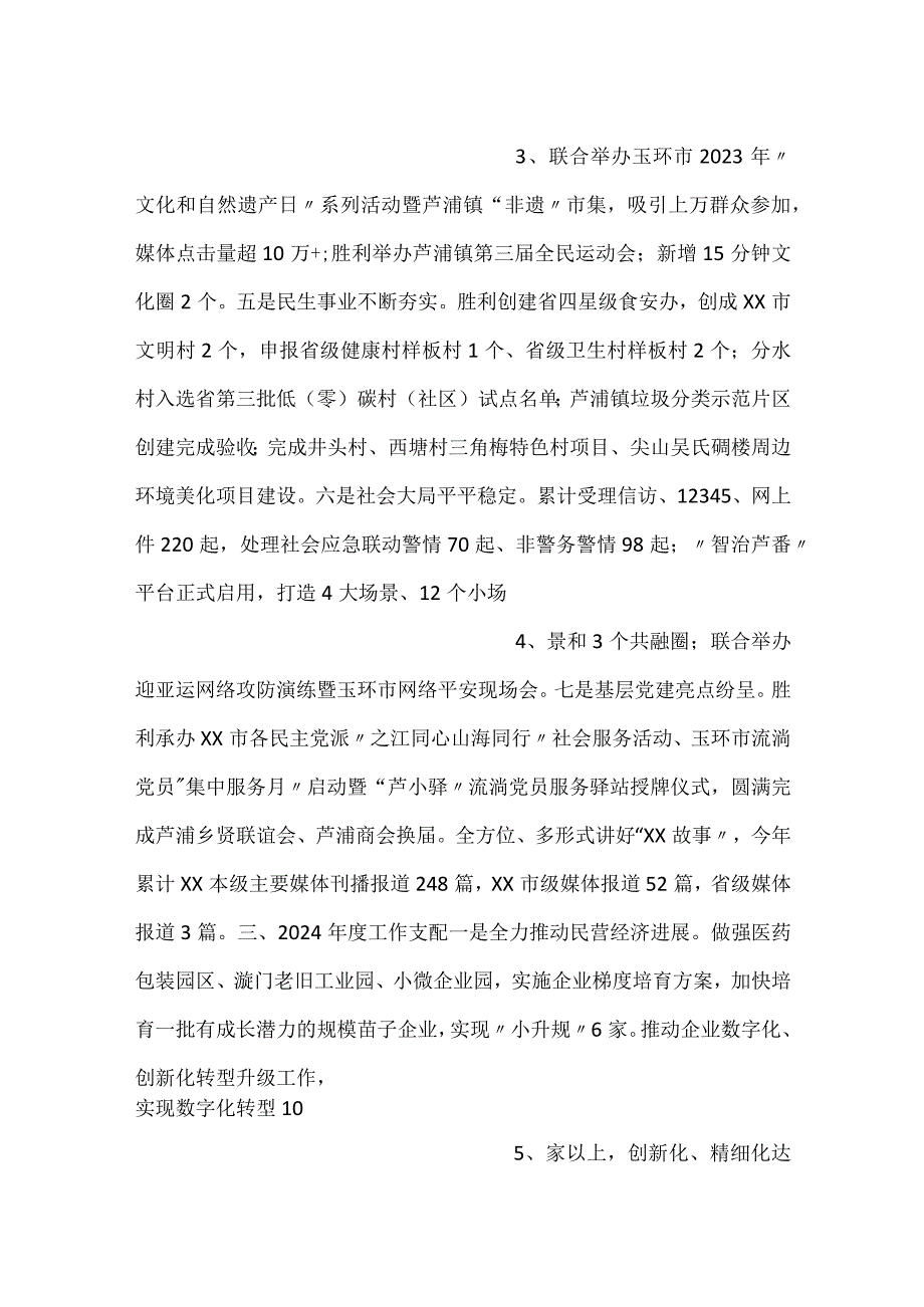 -镇2023年度工作总结和2024年度工作安排-.docx_第2页