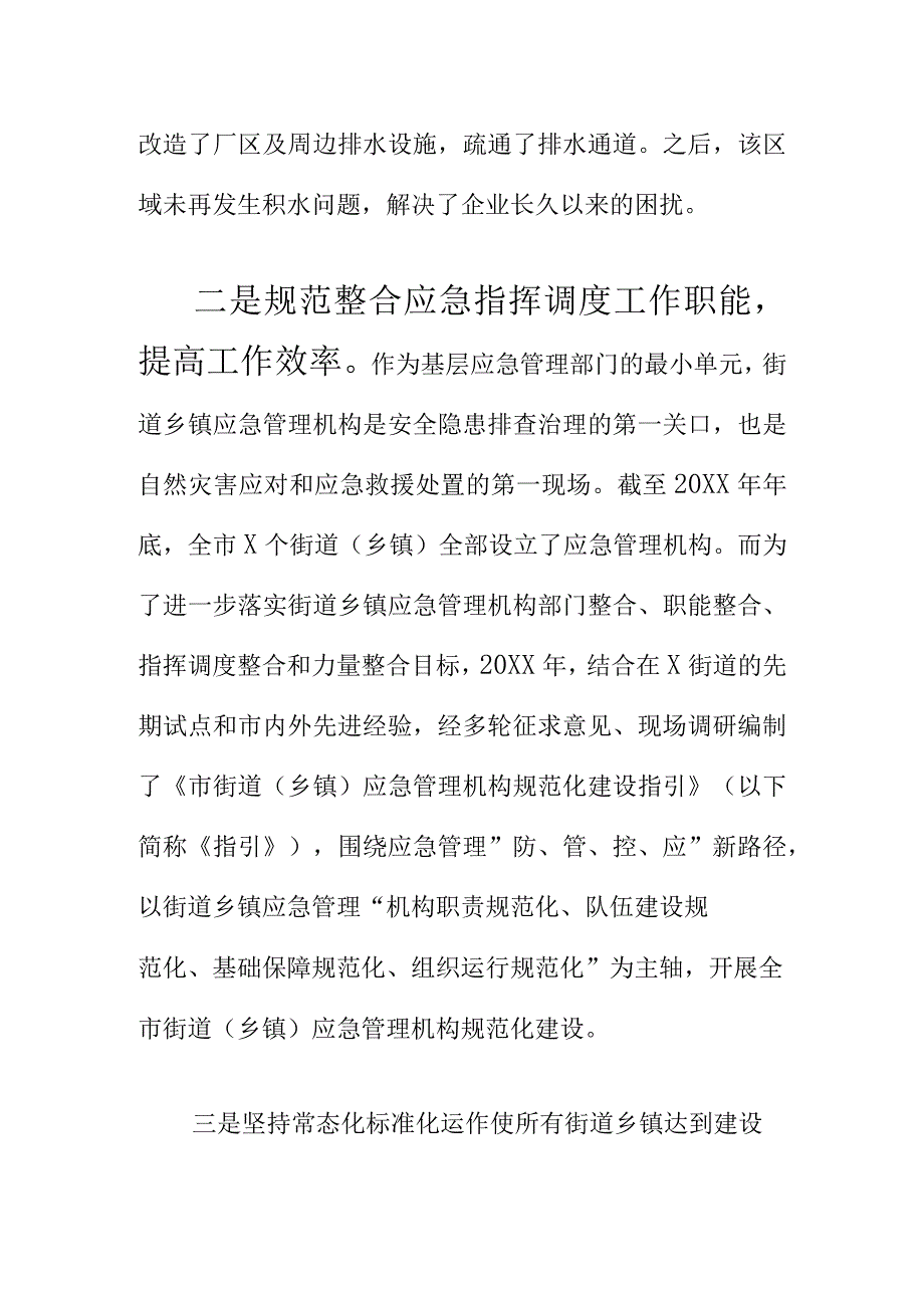 X市推进应急管理机构规范化标准化建设工作亮点总结.docx_第3页