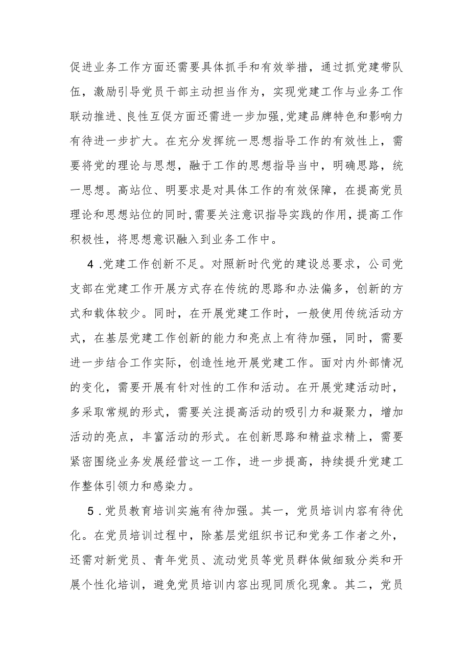 公司2023年基层党建问题清单.docx_第2页