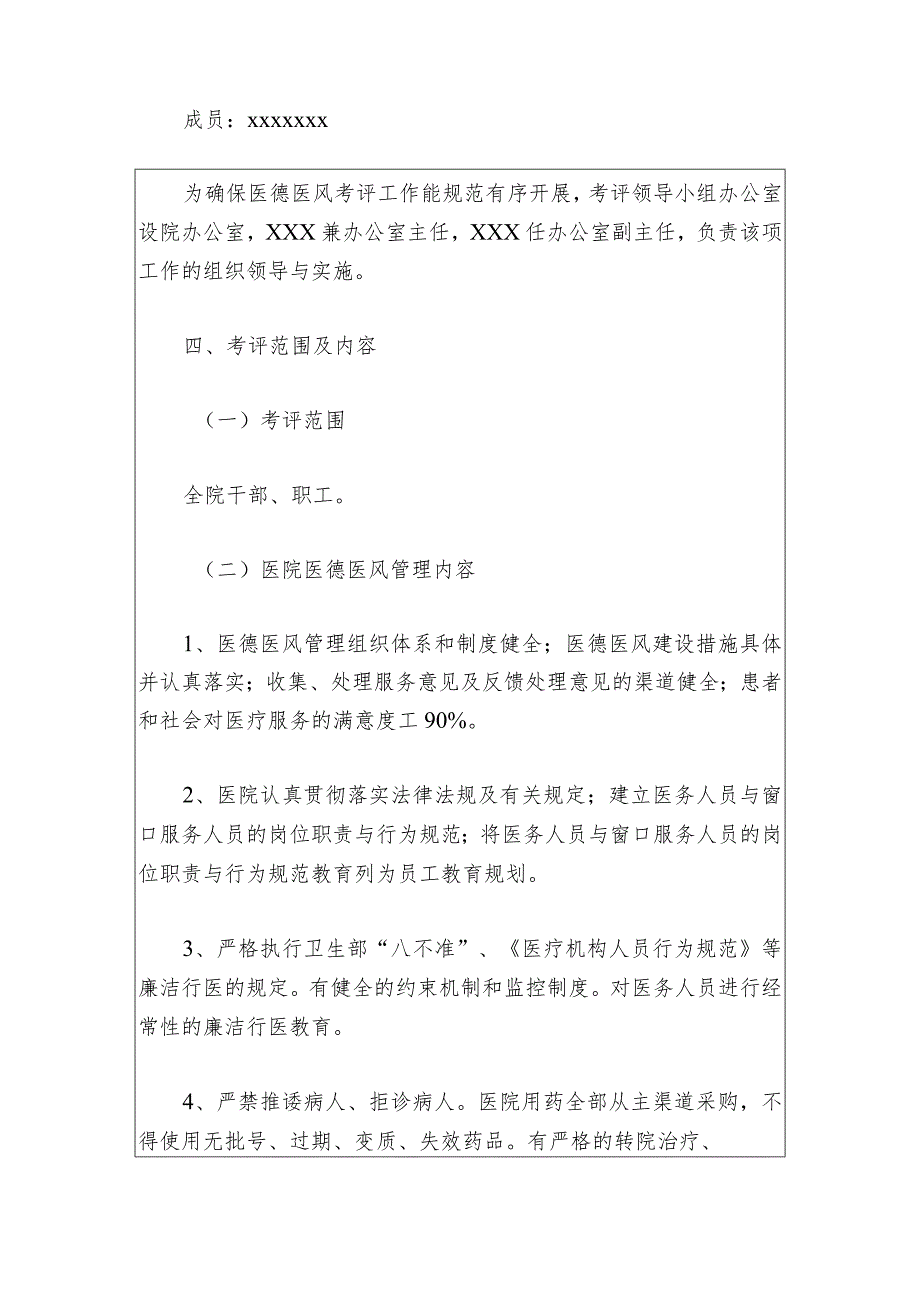 卫生院医德医风考评制度及考评细则（最新版）.docx_第3页