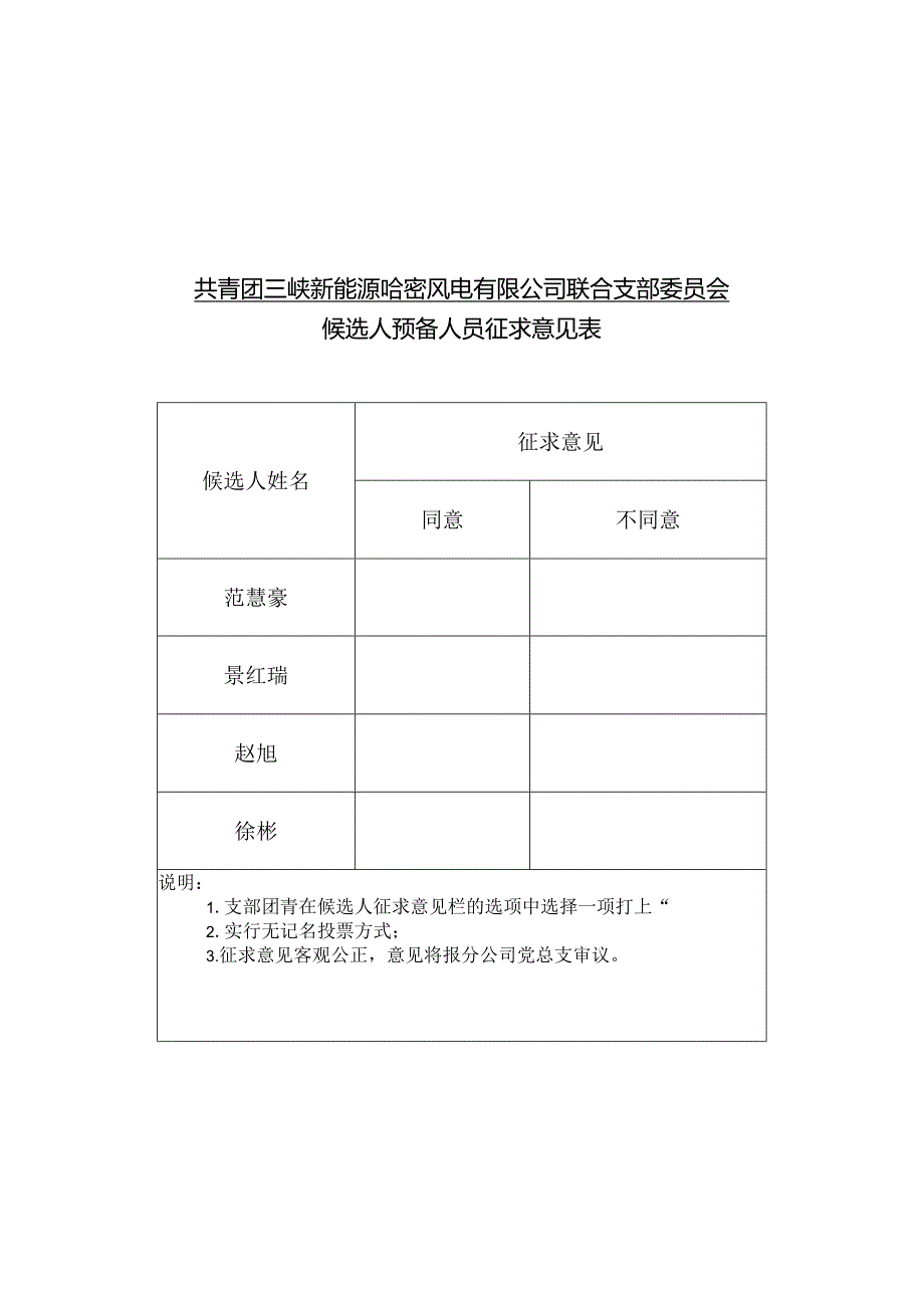 哈密-候选人预备人员征求意见表.docx_第1页