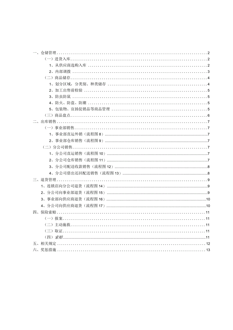 农资连锁公司仓储与配送管理办法商品仓储与配送制度.docx_第1页