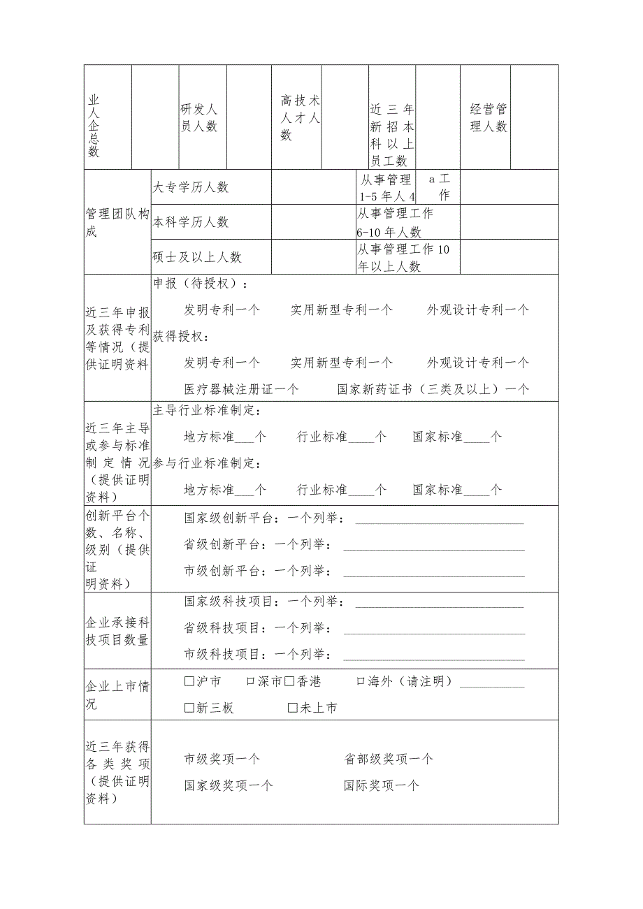 创新型高成长企业申报表.docx_第2页