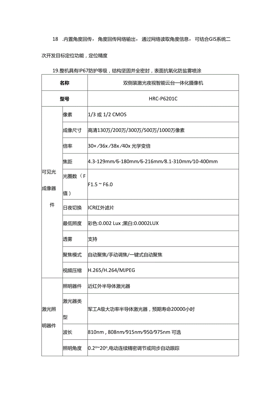 1-5Km激光夜视云台一体化摄像机.docx_第3页