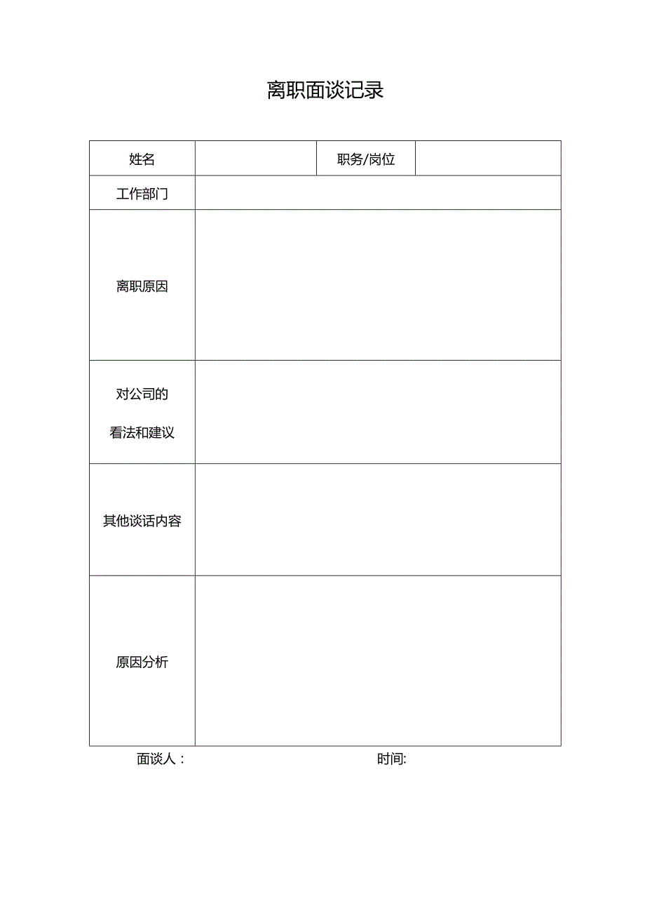 员工离职信息登记表.docx_第2页