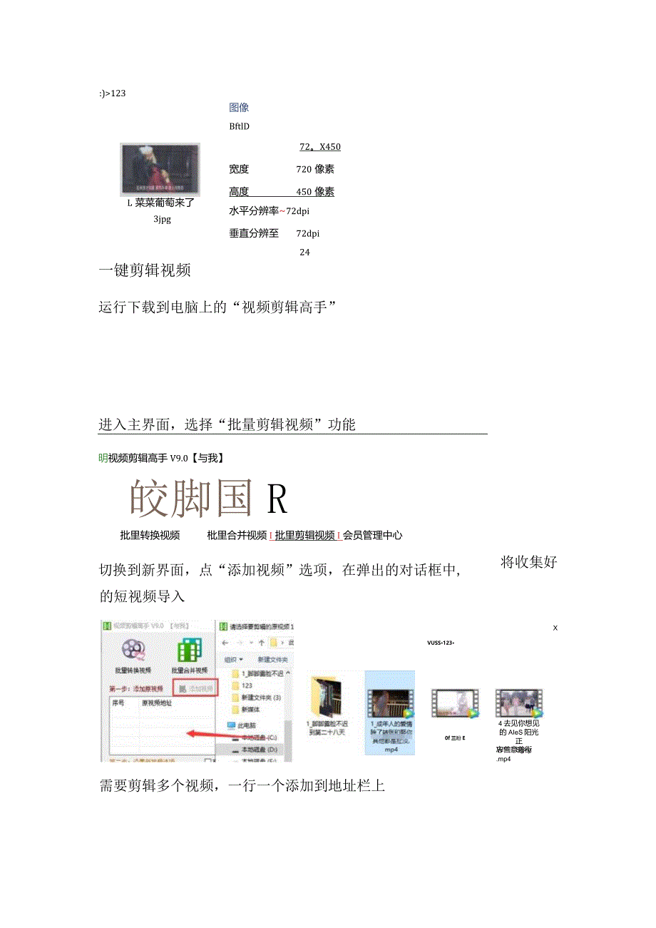 怎样批量制作上下为图片跟文案的短视频.docx_第2页