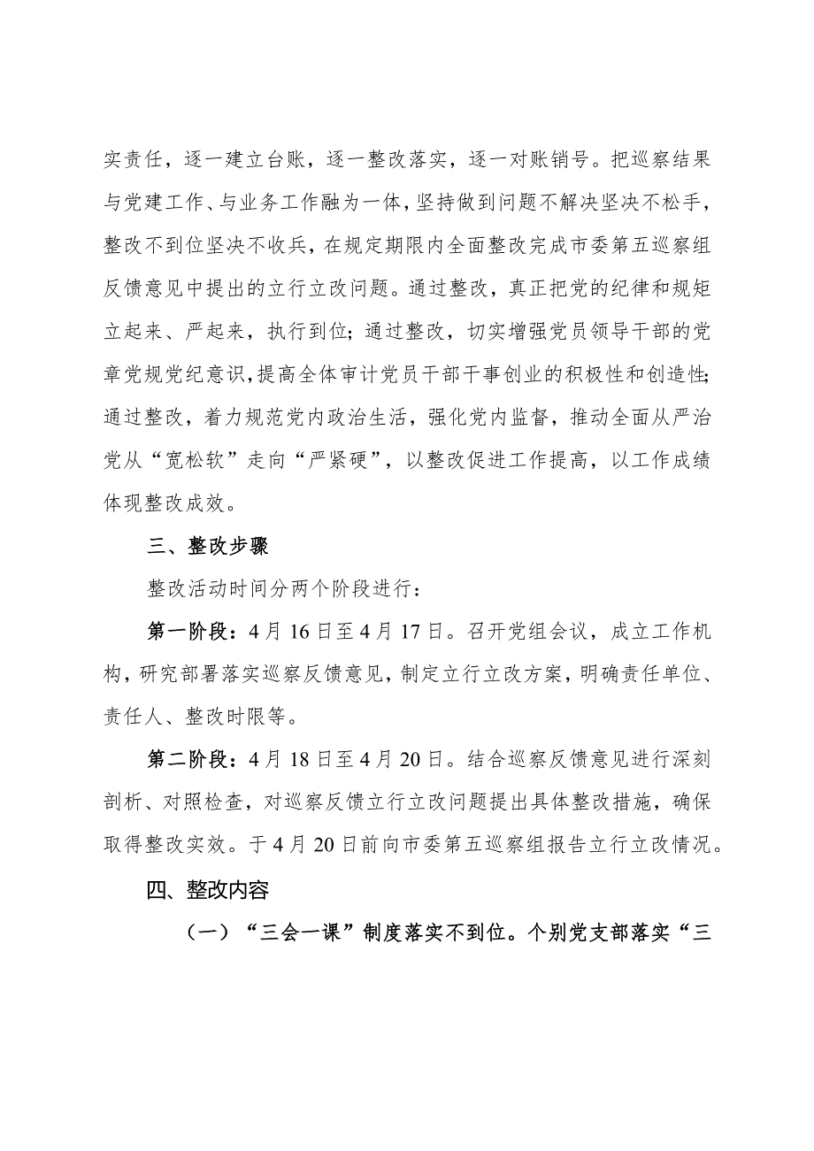 关于市委巡察组反馈立行立改问题的整改方案.docx_第2页