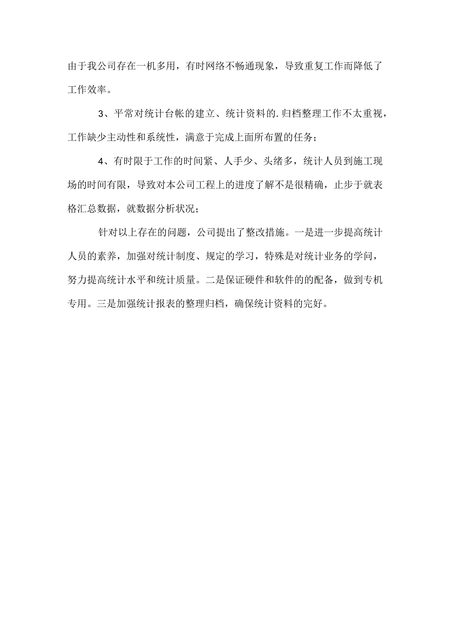 公司统计工作自查报告.docx_第3页