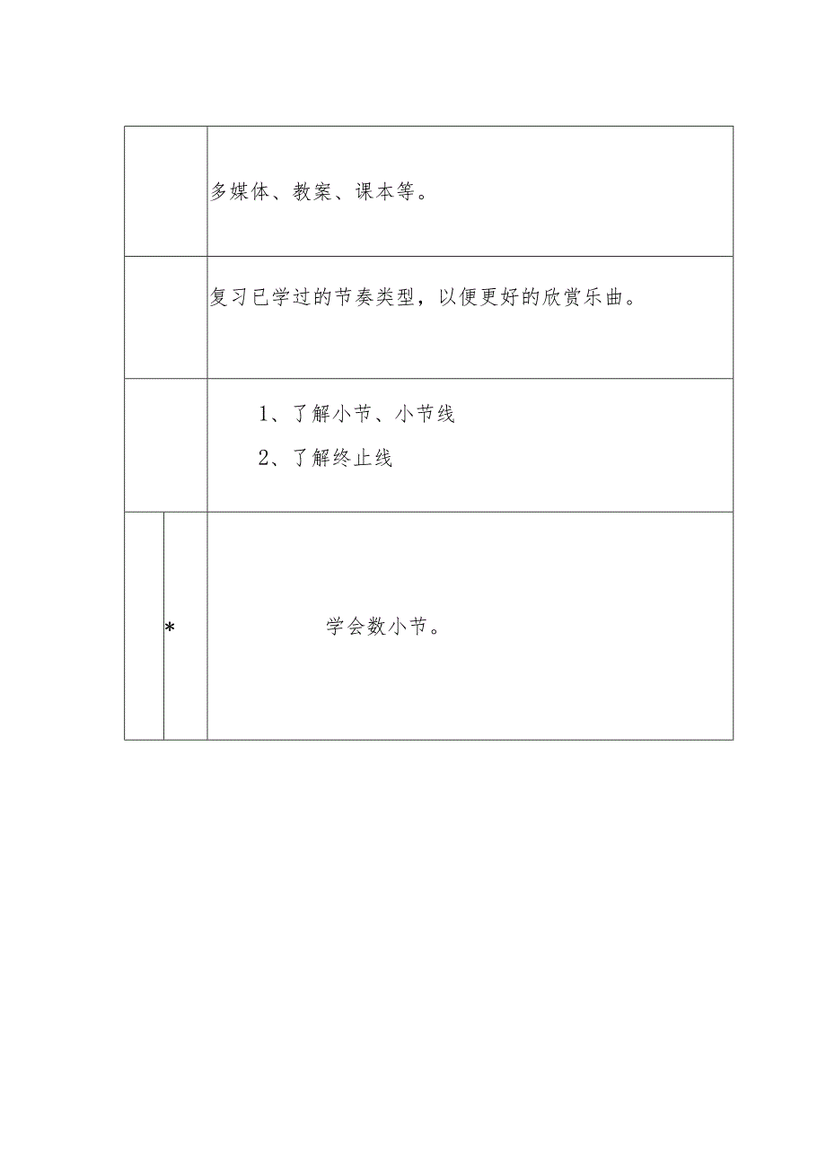 人教版二年级下册《小节、小节线、终止线》导学案.docx_第3页