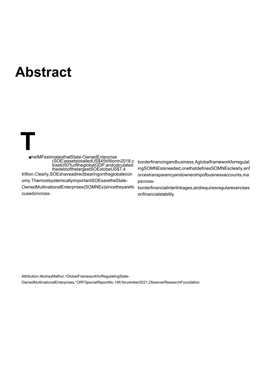 印度观察家研究基金会-监管国有跨国企业的全球框架（英）-2021.11-13正式版.docx_第2页