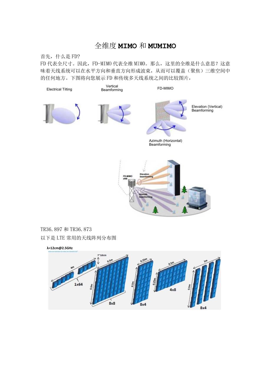 全维度 MIMO和多用户MIMO.docx_第1页