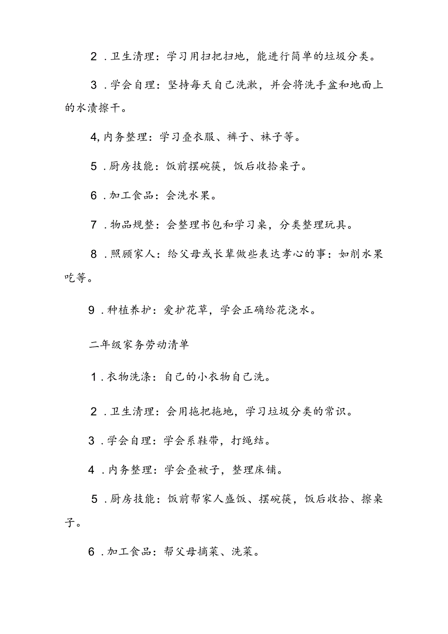 1.教育集团寒假劳动教育清单方案（最新版）.docx_第2页