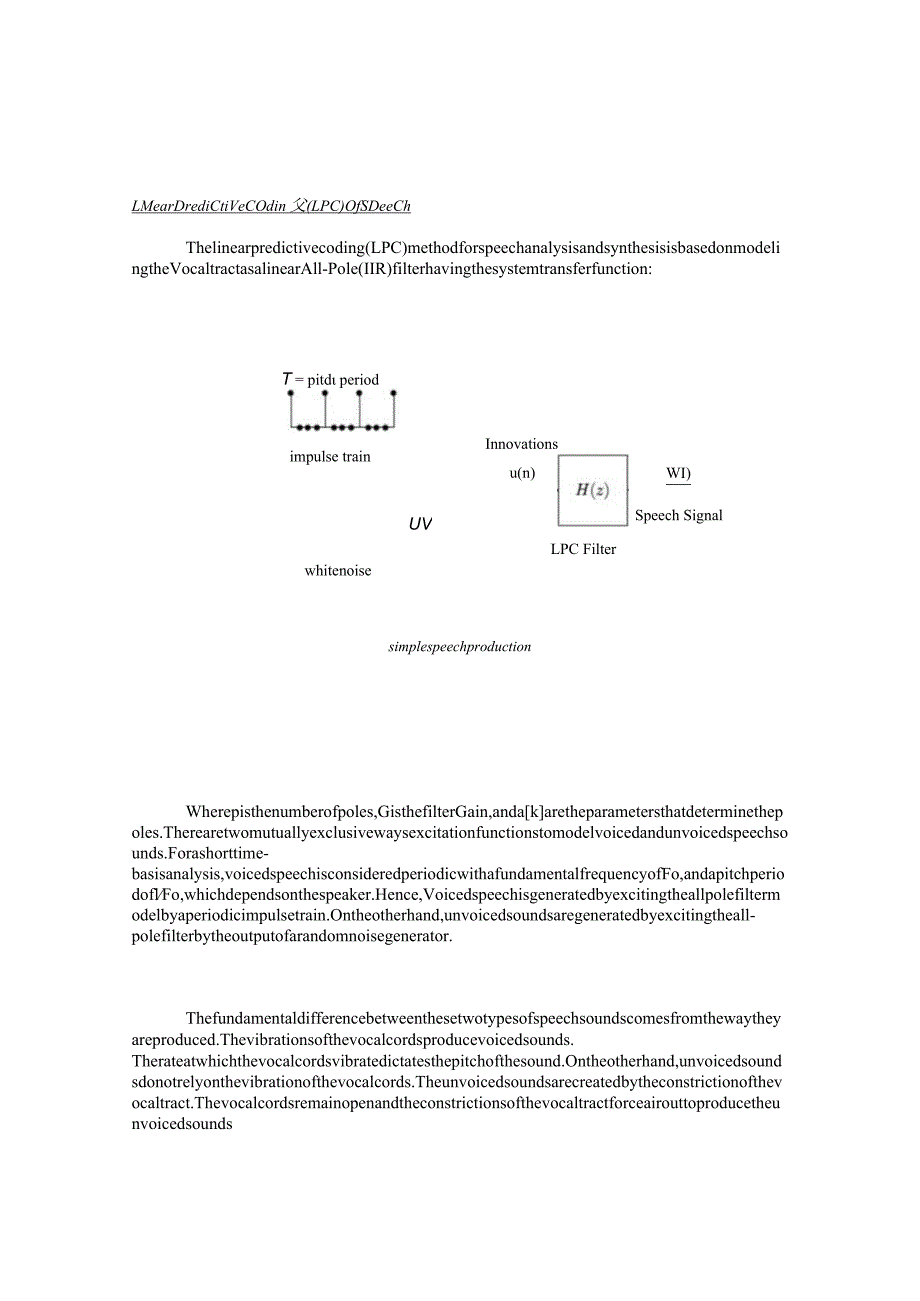 Linear predictive coding (LPC) of speech - Forward线性预测编码（LPC）语音了.docx_第3页