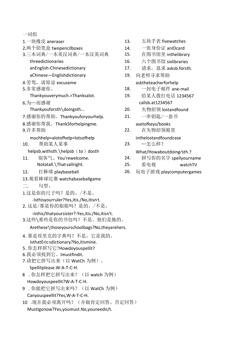 七年级U3重点.docx_第1页